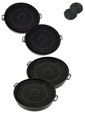 NEFF Cooker Hood Carbon Charcoal Filter Set Fit D86/D87/D89