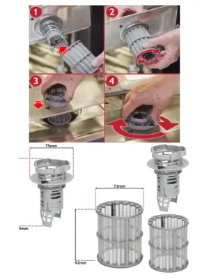 Neff Dishwasher Micro Drain Mesh Filter – Part 00645038