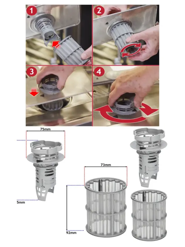 Neff Dishwasher Micro Drain Mesh Filter – Part 00645038