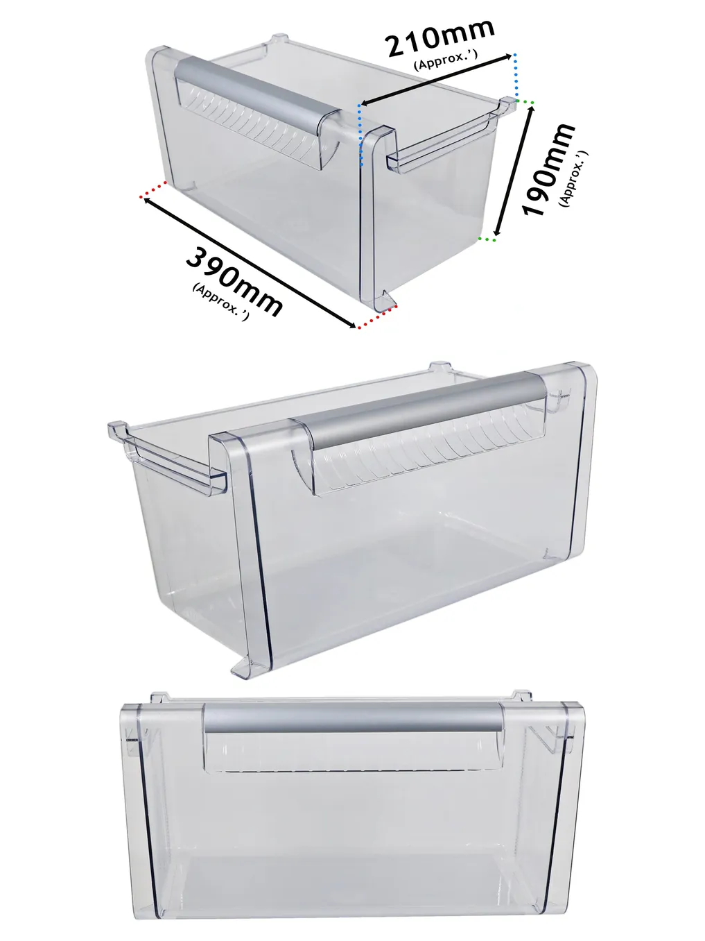 Neff Freezer Drawer Bin – Fits K4204X6GB K4204X7GB K4204X8GB K4400X6