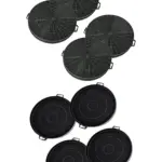 NEFF Kitchen Hood Charcoal Filter Set – Fits D86/D87/D89, 4 Pack