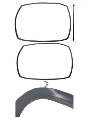 Neff Oven Door Gasket with Corner Clips – 480x350 mm Replacement Seal