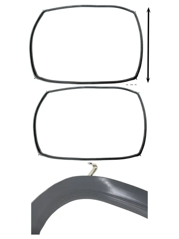 Neff Oven Door Gasket with Corner Clips – 480x350 mm Replacement Seal