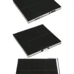 Neff Range Hood Carbon Filter – Anti‑Odor, 220×235×21 mm