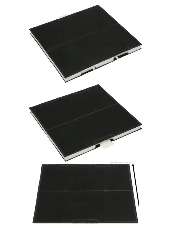 Neff Range Hood Carbon Filter – Anti‑Odor, 220×235×21 mm
