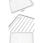 New World Grill Pan Grid Insert – Oven Rack Stand 320×245 mm