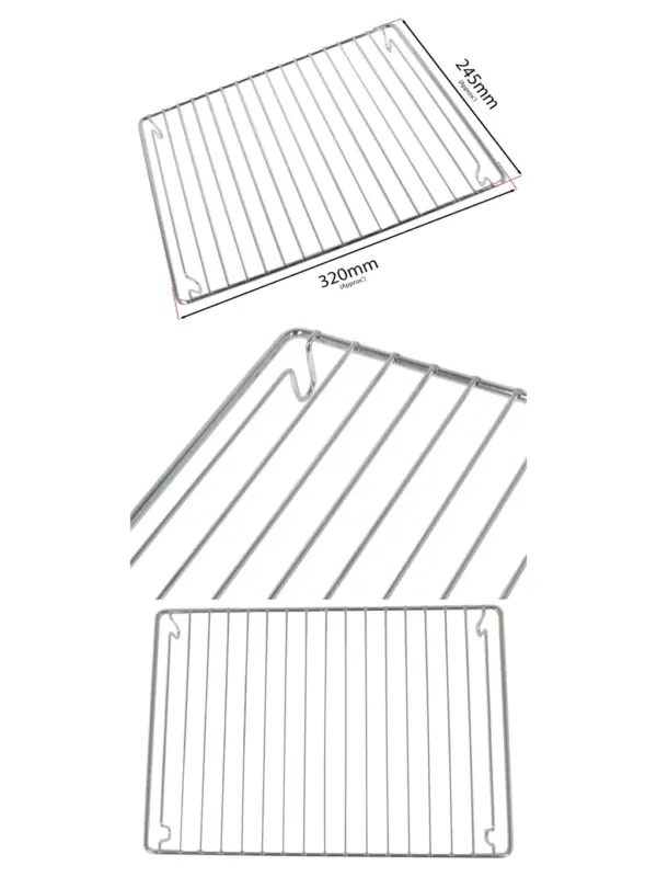 New World Grill Pan Grid Insert – Oven Rack Stand 320×245 mm