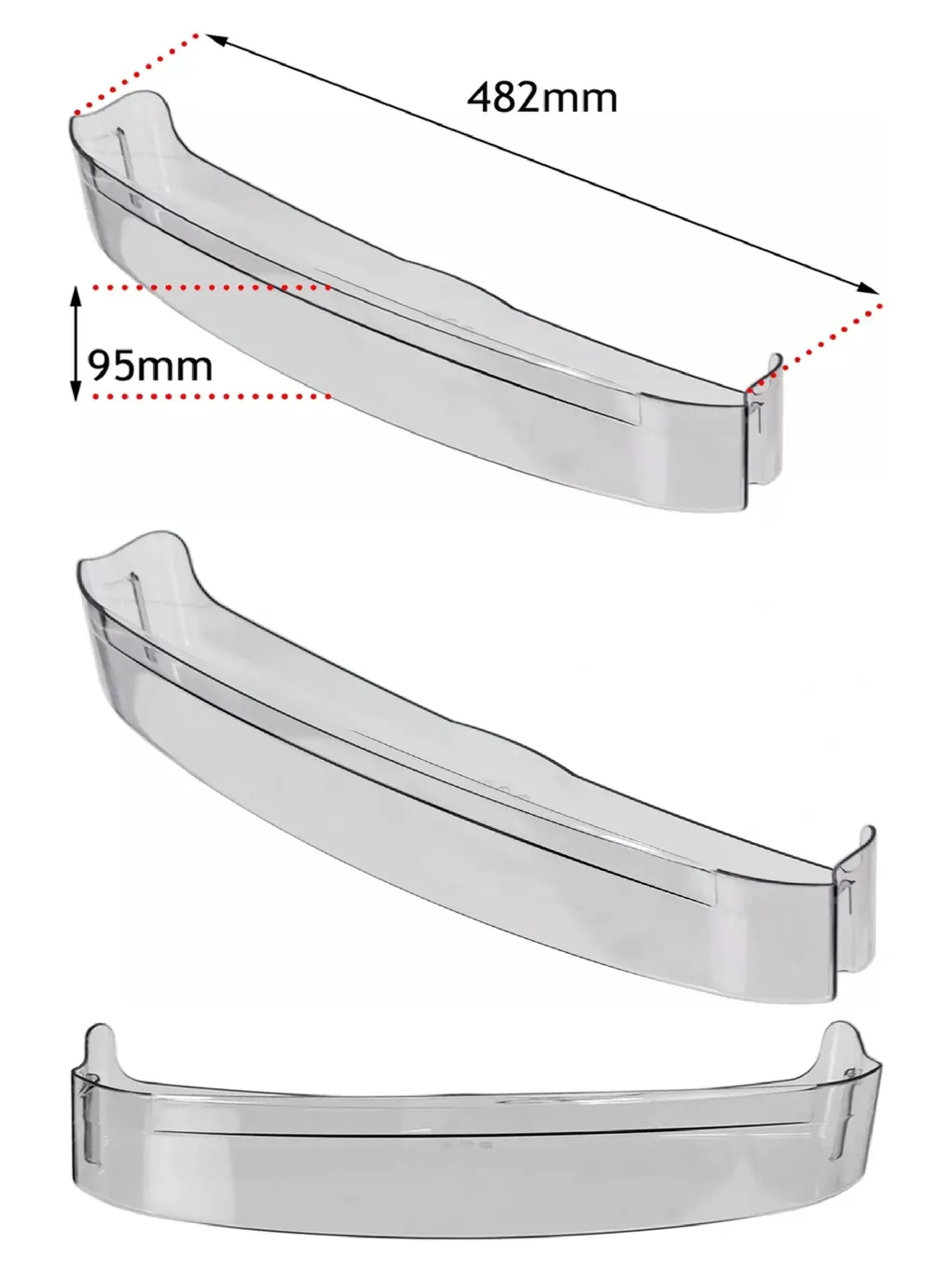New World Refrigerator Bottle Organizer Shelf - NW801LA