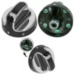 New World Stove Oven Knob & Hob Switch Replacement Silver Black