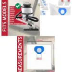 Nilfisk Microfiber Dust Bags 10‑Pack + Freshener Tabs for Vacuums