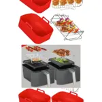 Ninja Foodi AF300/AF400 Air Fryer Basket Rack & Drawer Liner Set