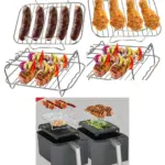 Ninja Foodi Air Fryer Grill Rack Dual Basket Skewer for AF300 - 2 Pack