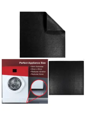 Non‑Slip Anti‑Vibration Rubber Mat 600×600mm for Washers & Dryers