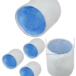 NuAir Drimaster Eco Heat Link Air Filter (2000-2001) Top Hat 775631 x3