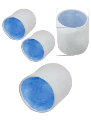 NuAir Drimaster Eco Heat Link Air Filter (2000-2001) Top Hat Pack of 2