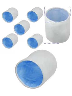 NuAir Drimaster Eco Heat Link Air Filter (Top Hat) 2000-2001 – Pack of 5