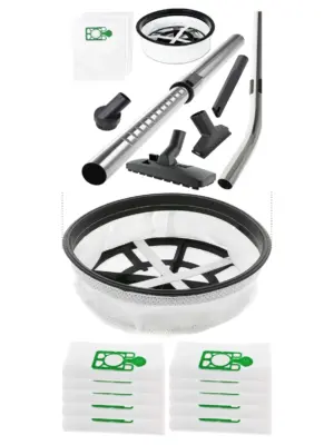 Numatic Bent Telescopic Handle, Tools, 10 Dustbags and Filter