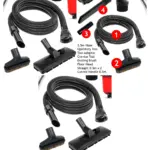 Numatic Henry/Hetty/James Vacuum Parts Kit with 2.5m Hose & Brush