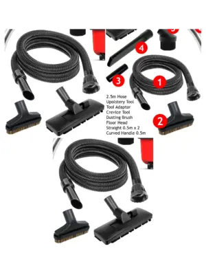 Numatic Henry/Hetty/James Vacuum Parts Kit with 2.5m Hose & Brush