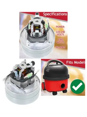 Numatic Henry/Hetty Vacuum Motor Unit Replacement 240V