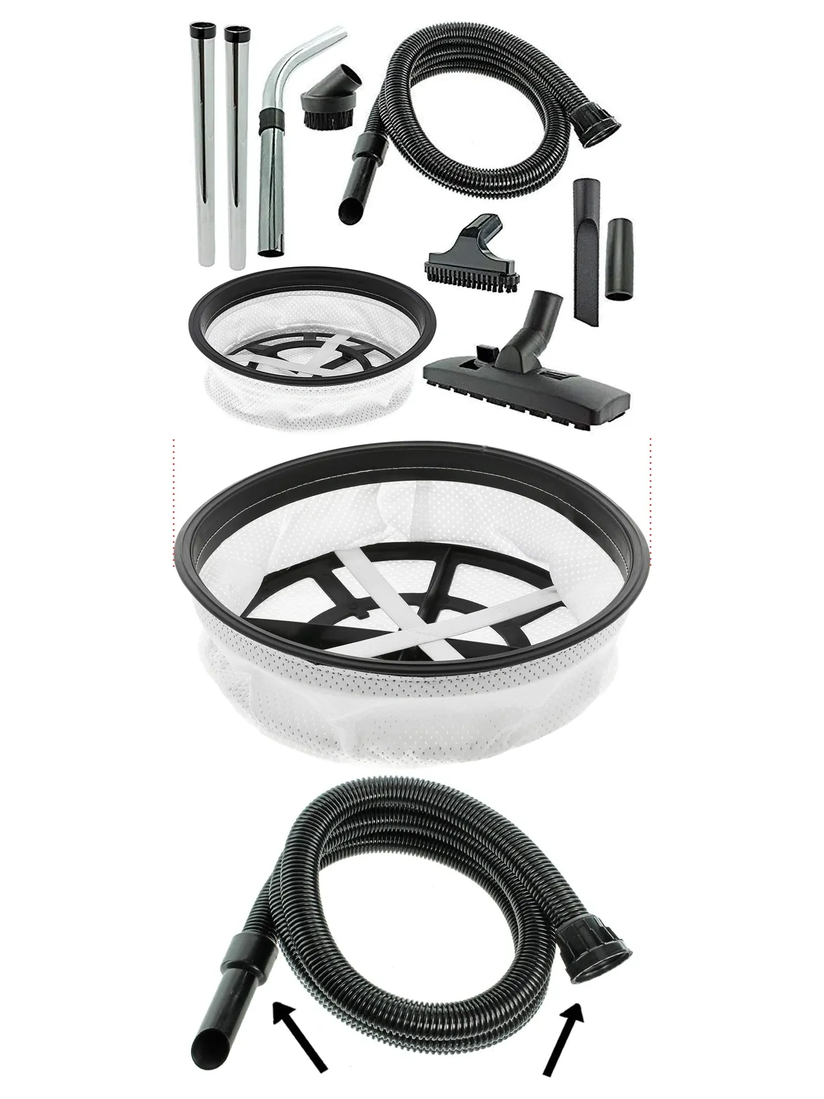 Numatic Henry & Hetty Vacuum Spare Parts Kit with 11 Filters
