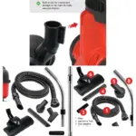 Numatic Henry Hetty Vacuum Turbo Brush Kit – Spare Rods & Hose