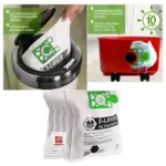 Numatic Henry HVR200/HVX200 Vacuum Bags – 5 Pack + Fresheners