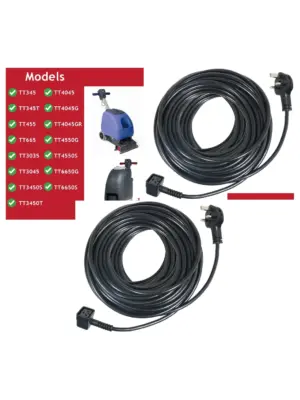 Numatic Twintec Scrubber/Polisher Replacement Cable for TT345‑TT4045