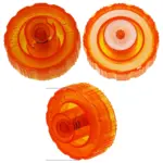 Orange Heater Container Lid for Dimplex Optimyst Electric Fireplace