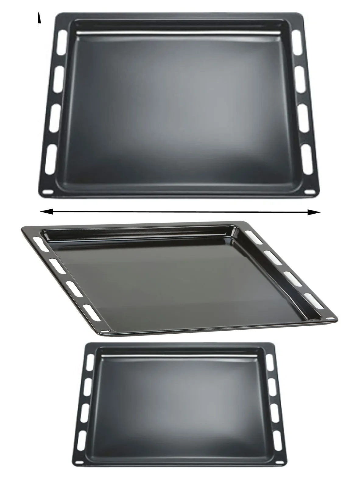 Oven Drip Tray Base Shelf for Bosch, Neff & Siemens – 370x441x22mm