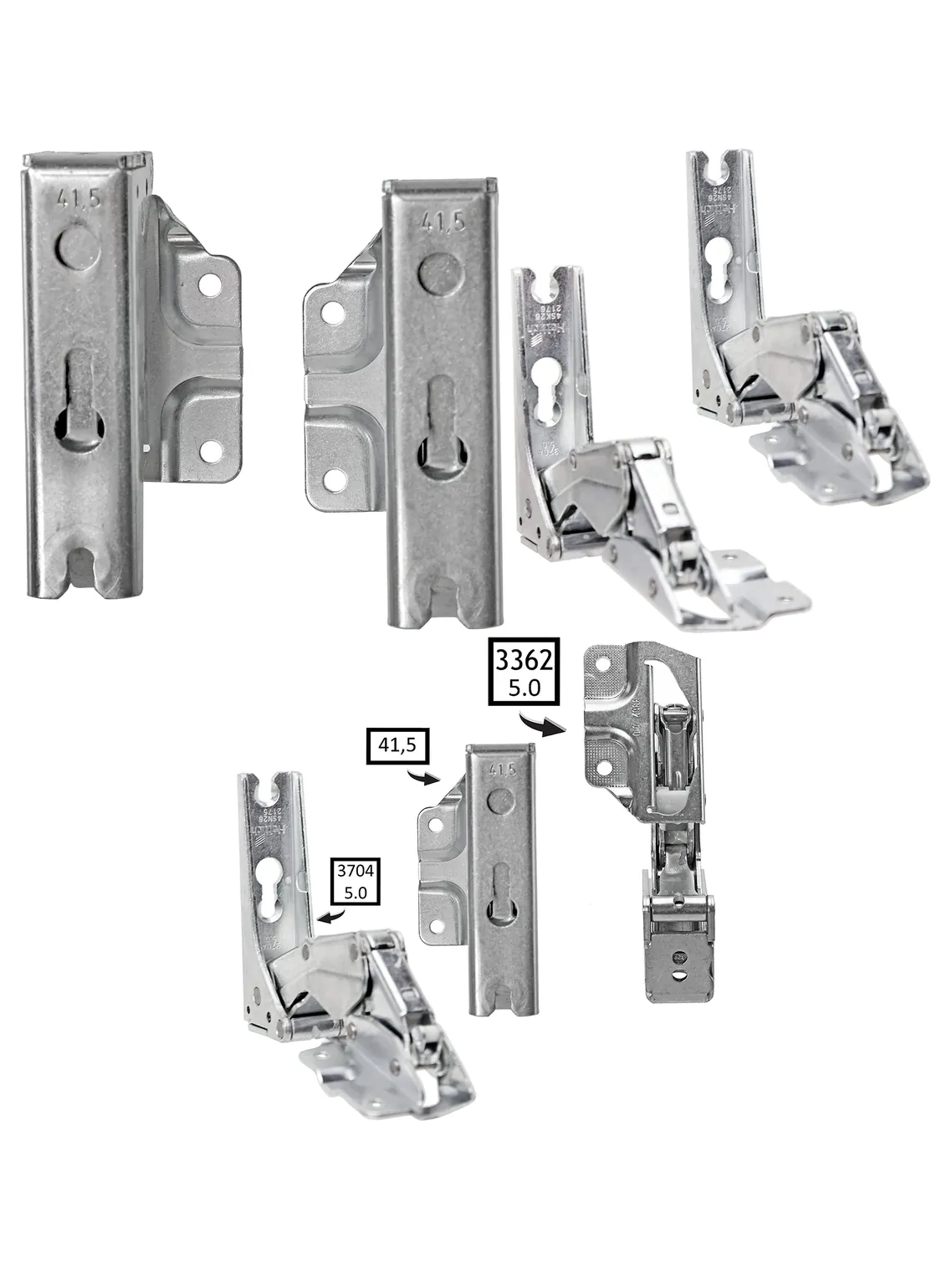 PABL Fridge Freezer Door Hinge Pair – Left & Right