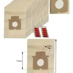 Panasonic MC-E Vacuum Dust Bags 20 Pack + 10 Fresheners