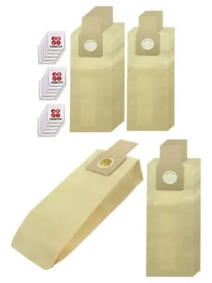 Panasonic Vacuum Cleaner Double‑Wall Dust Bags – 15 Pack + 15 Freshener Tabs