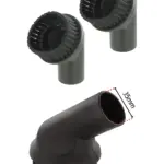 Parkside Vacuum Dusting Brush – 35mm Round Cleaning Tool, 2‑Pack