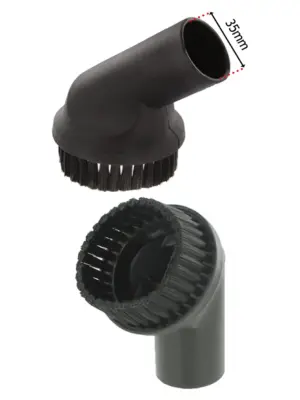 Parkside Vacuum Round Dusting Brush – 35mm Replacement Accessory