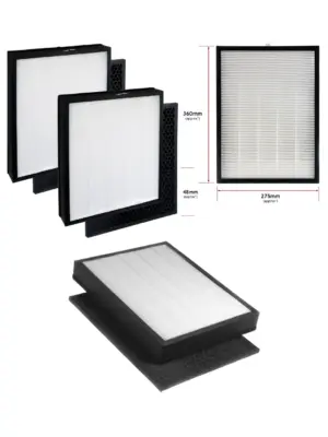 Philips AC2889/AC3829 HEPA NanoProtect Replacement Filter – Pack of 2