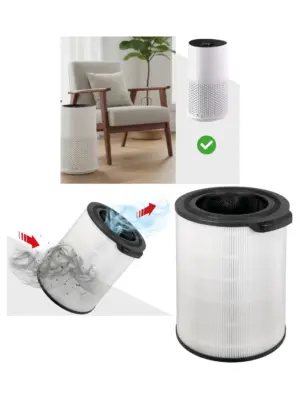 Philips AC3033/10 HEPA & Carbon Filter – Eliminates Pet Dander & Pollen