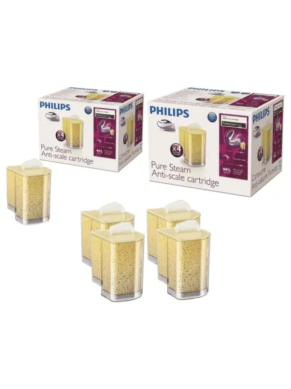 Philips Pure Steam Generator Iron with Anti-Scale Cartridges (4) GC004