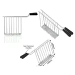 Philips Toastie Toaster Rack with Drip Tray – Sandwich & Toast Holder
