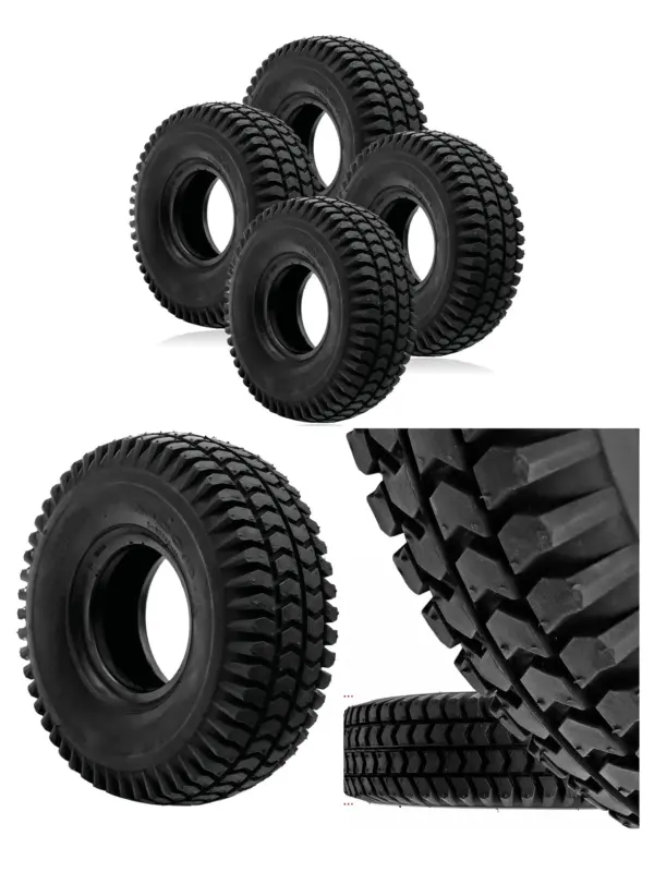 Pneumatic Mobility Scooter Tire 3.00-4 Block Tread 300x4, 260x85