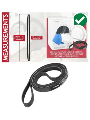Poly‑V Dryer Belt for Logik L8W LHP Tumble Dryer – Fits 7PH2012 SH200