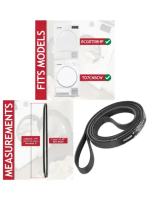 Poly‑V Replacement Belt for Bush Tumble Dryer