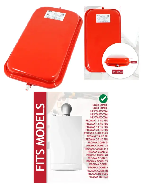 Potterton 8L Expansion Vessel RP250 Heatmax Promax Combi Boiler