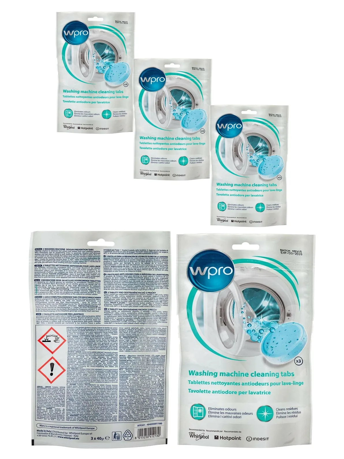 Powerfresh Washing Machine Cleaner Tablets – 9 Odor Removing Pods