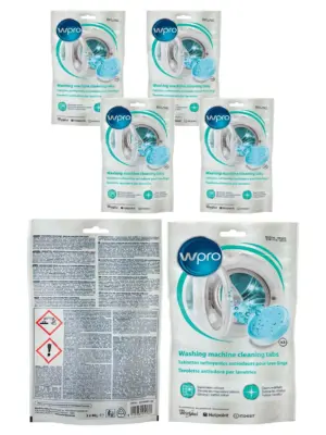 Powerfresh Washing Machine Cleaning Tablets – 12 Odor‑Removing Tabs