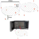Prestige Microwave Grill Turntable Wire Rack – 270mm Shelf Stand