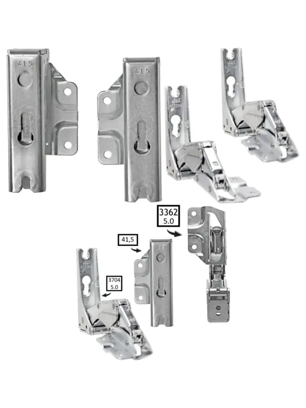 Privileg Fridge Door Hinge Set – Left & Right, Model 3363/3362