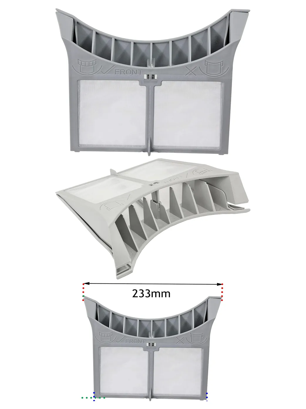 Proline TDV60/SLE50 Hinged Lint Filter Screen for Tumble Dryer