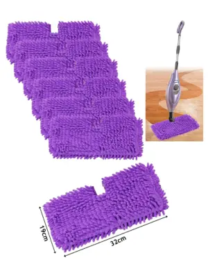 Purple Coral Cover Pads - 6 Pack for Shark Steam Mop