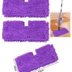 Purple Shark Steam Mop Pocket Pads – Pack of 2 for S2900‑S3900 series